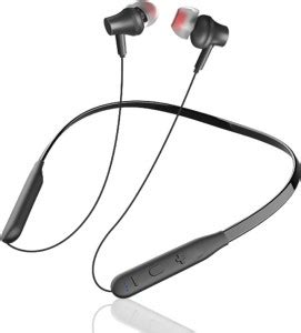 POZUB Bluetooth Neckband with Equalizer thumping bass sound Headphone ...