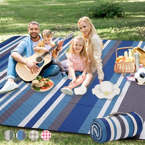 Amazon.com: Picnic Blankets Outdoor Extra Large - 80"x80" Waterproof ...
