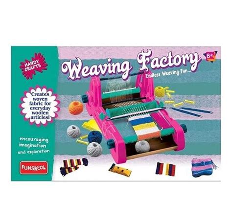 Buy Hamleys Crayola Weaving Factory Creative Crafts Plastic Multicolour ...