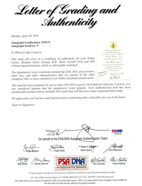 Lot Detail - Five Presidents ULTRA-RARE Signed Richard Nixon ...