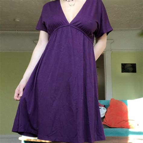 Mossimo Women's Purple Dress | Depop