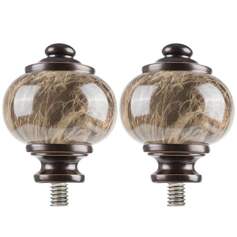 Bronze Curtain Rod Finials