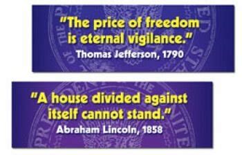 Buy Famous Presidential Quotes Shape Stickers Book Online at Low Prices ...