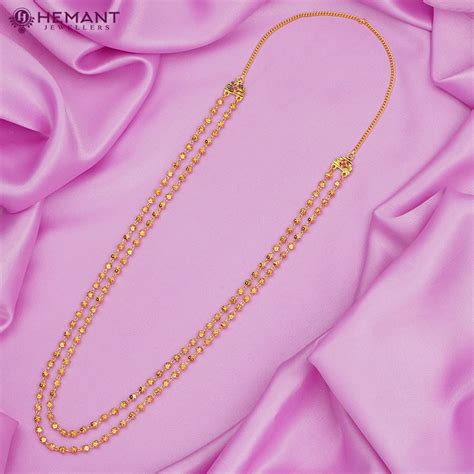 Traditional Maharashtrian Kolhapuri Micro Gold Plated Dot Mala 4 MM II ...