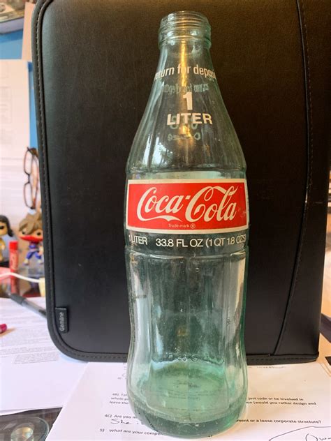 Coca-Cola Classic 1 Liter 33.8 oz GLASS BOTTLE Coke soda | eBay