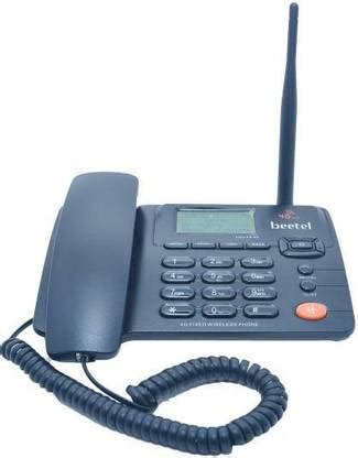 Beetel F3-4G (4G Fixed Wireless Phone & Wi-Fi HOTSPOT) Corded Landline ...