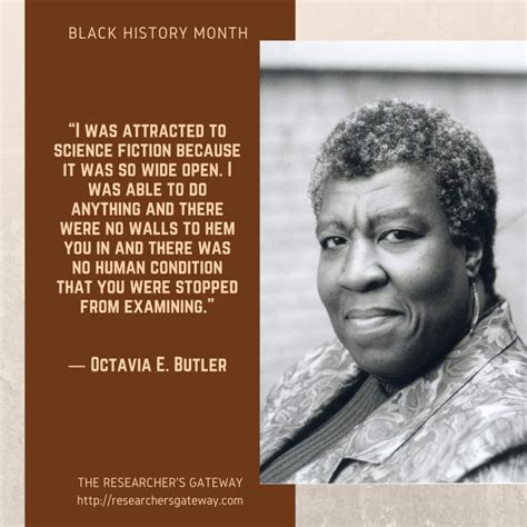Black History Month - Octavia Butler, Science Fiction Author. - The ...