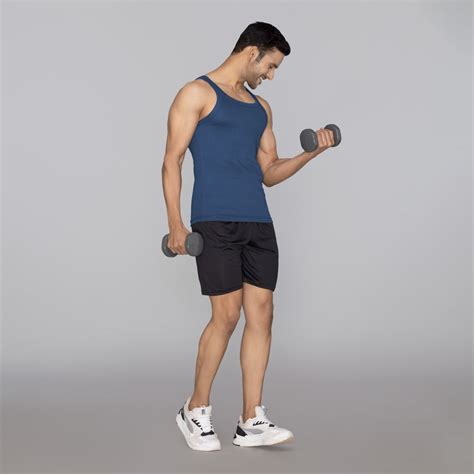 Pace Super Combed Cotton Vest Midnight Blue – XYXX Apparels