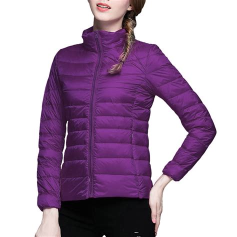 Autumn Women Jackets Coats Women'S Winter Thin And Light Down Coat ...
