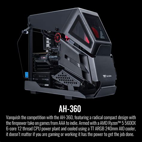 Buy Thermaltake AH-360 Liquid-Cooled PC (AMD Ryzen 5 5600X, RTX 3060 ...