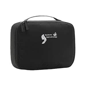 Flywind Professional Nylon Travel Cosmetic Bag Makeup Pouch for ...