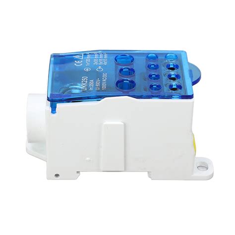 Buy LEEZAD Junction Box, Terminal Block, Splicing Din Rail Single Pole ...