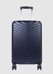 CARLTON TROLLEY BAG Expandable Cabin Suitcase 8 Wheels - 21 inch Blue ...