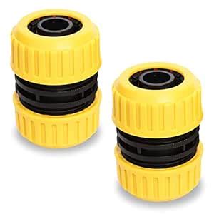 VMTC Garden Pipe Connectors Set (3/4”): 2-Piece Kit for Secure, Leak ...
