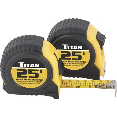 Titan 25-Ft. Tape Measure Twin Pack | Northern Tool