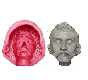 Babul idol workshop B14 Rakshyash Idol face Making Mold 4se6 feet Idol ...