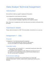 Image result for Technical Assignment