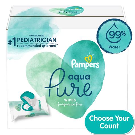 Pampers Aqua Pure Sensitive Baby Wipes (Choose Your Count) - Walmart.com