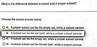 Subset And Proper Subset Difference 的图像结果