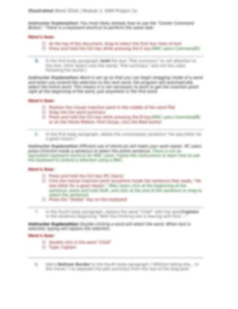 Access Module 3 Sam Project 的图像结果