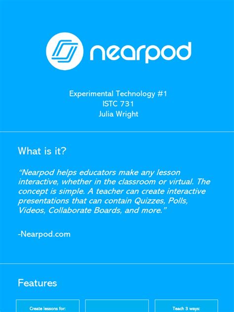 Image result for Nearpod Tutorial PDF Example