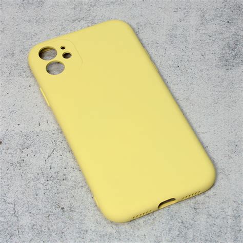 Maska(futrola) Nano Silikon za iPhone 11 6.1 zuta - Mob-Shop