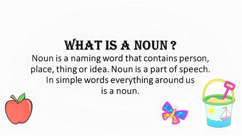 What Is Noun Mean