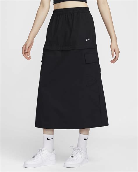 Nike Sportswear Essential Women's Mid-Rise Woven Cargo Midi Skirt. Nike IN