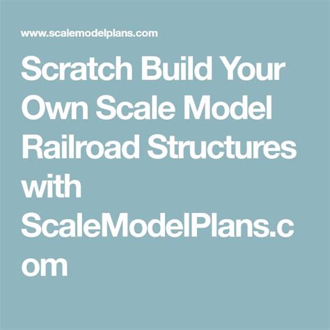 Image result for How to Build a Scale Model Railroad