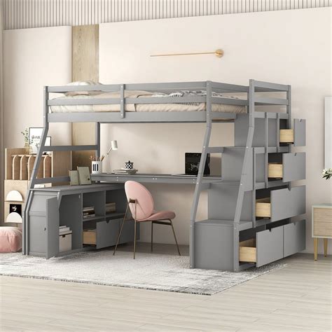 Adult Loft Bed With Stairs