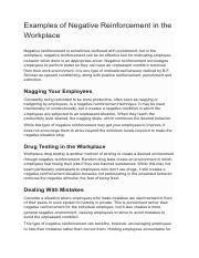 Image result for Negative Reinforcement Real Life Examples