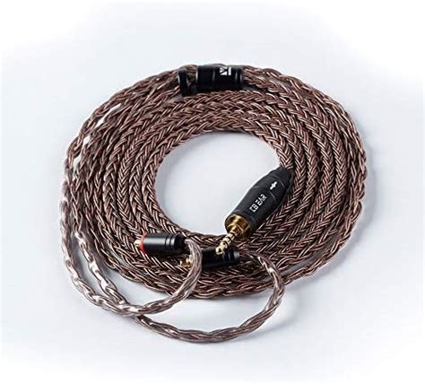 Kinboofi KBEAR MMCX Earphone Cable, 16 Core Pure Copper Balanced HiFi ...