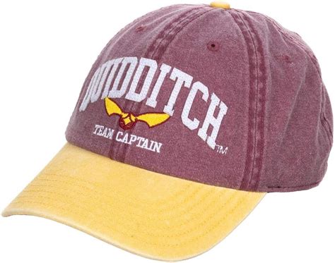 Buy Bioworld Hogwarts House Gryffindor Quidditch Team Captain Dad Hat ...