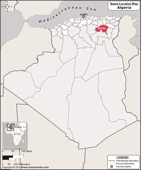 Batna, Google Map, Algeria | Google Map of Batna Satellite View