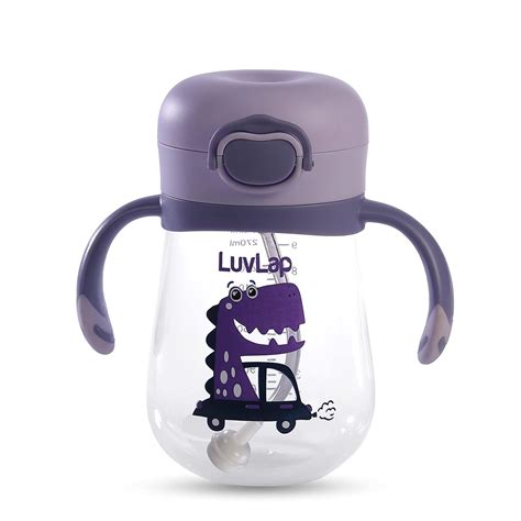 Buy LuvLap Baby Bite Resistant Soft Silicone Straw Sipper Cup with ...