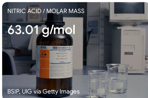 molecular mass of hno3 - Brainly.in