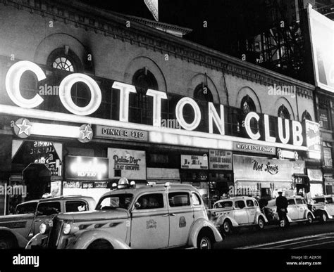 COTTON CLUB in Harlem New York in 1930s Stock Photo - Alamy
