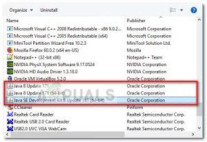 Uninstall Java TM Platform SE Binary 的图像结果
