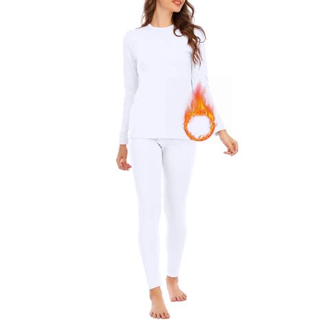 American Trends Women's Thermal Underwear Set, Warm Fleece Lined Long ...
