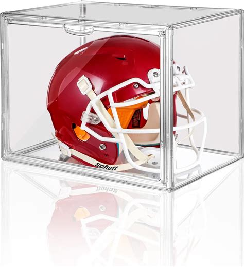 Amazon.com: Football Helmet Display Case Full Size, Clear Acrylic ...