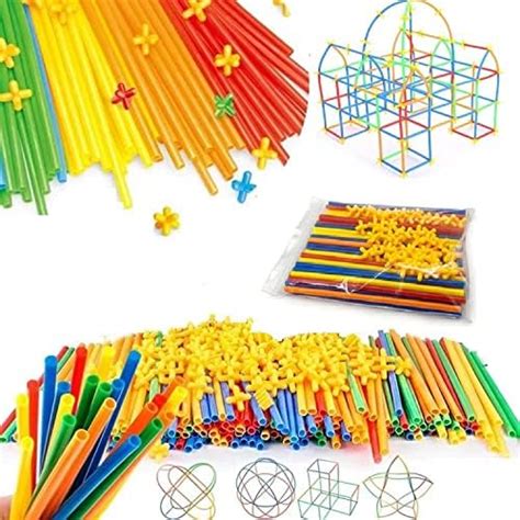 VGRASSP Building Blocks Construction Game Educational Straw Puzzle ...