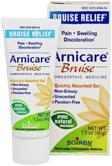 Boiron Arnica Bruise Homeopathic Pain & Swelling Relief Gel, 1.5 oz ...