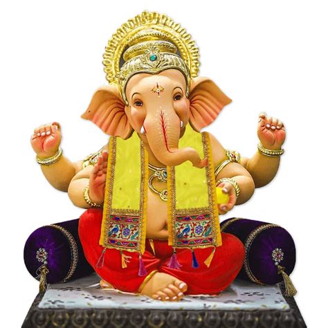 VEDIC VAANI Uparna/Khes for Ganpati Shringar/Chunari/Patka for Ganesha ...