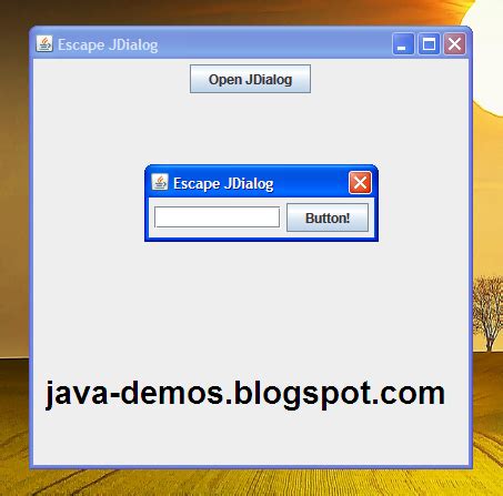 Image result for JDialog Java