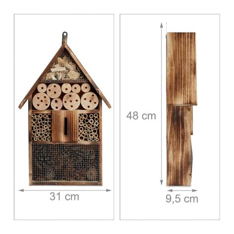 Buy Wooden Bee Hotel Insect House HERE
