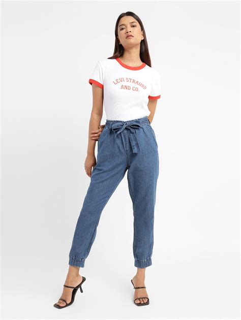 Women's High Rise Slim Fit Trousers – Levis India Store
