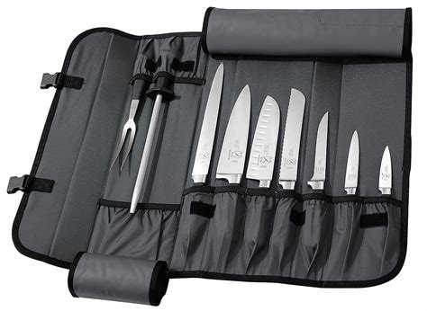 MERCER CUTLERY, 9 Implements, Steel, Knife Set - 6AKJ2|M21810 - Grainger