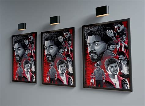 Thalapathy Vijay Wall frames – ColourCrafts