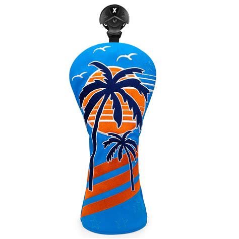 Montela Golf Club Covers Summer Coconut Tree Golf Putter Cover Driver ...