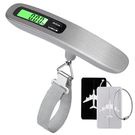 Coolzon Digital Luggage Scale, Luggage Scale 110LB/50kg Capacity with 2 ...